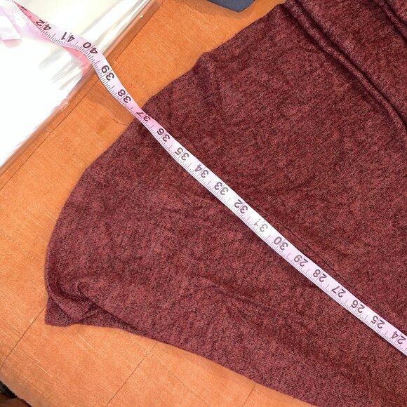 Torrid Super Soft Burgundy Knit Dress Size.M/L Scoop Neck - Picture 7 of 9
